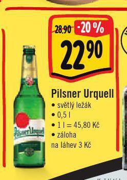 Jip Pivo pilsner urquell nabídka