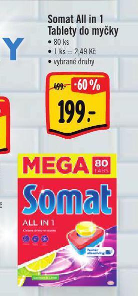 Jip Somat all in 1 tablety do myčky nabídka