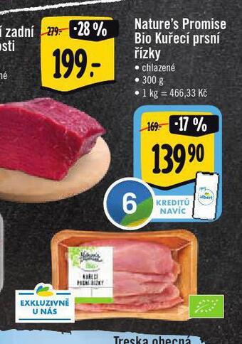 Jip Bio kuřecí prsní řízky nabídka