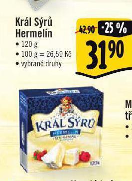 Král sýrů hermelín