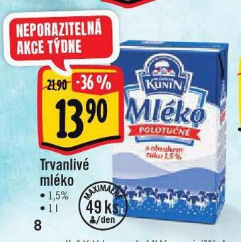 Jip Trvanlivé mléko nabídka