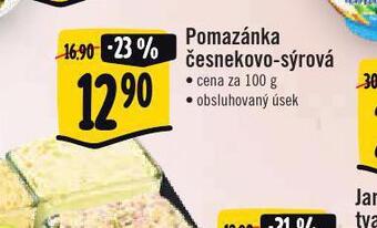 Jip Pomazánka česnekovo-sýrová nabídka