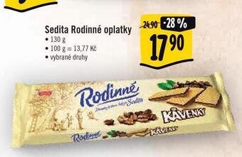 Jip Sedita rodinné oplatky nabídka