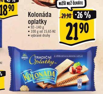 Jip Kolonáda oplatky nabídka