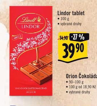 Jip Lindor tablet nabídka