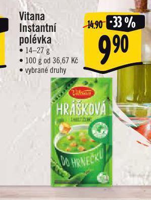 Jip Vitana instantní polévka nabídka