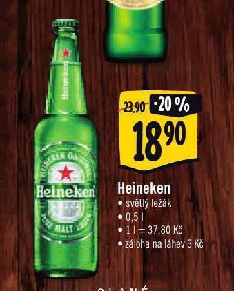 Jip Pivo heineken nabídka