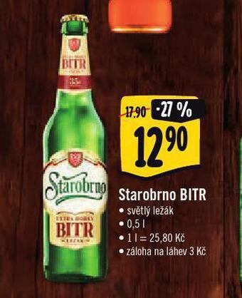 Jip Pivo starobrno nabídka