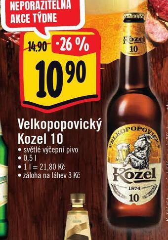 Jip Pivo velkopopovický kozel nabídka