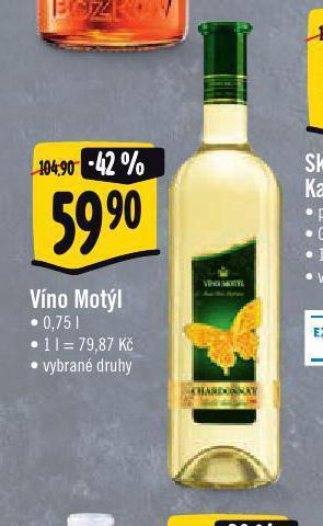 Jip Víno motýl nabídka