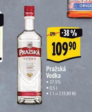 Jip Pražská vodka nabídka