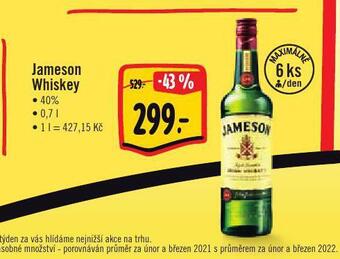 Jip Jameson whiskey nabídka