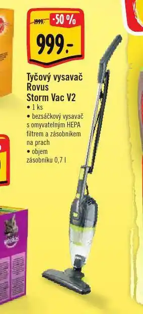 Tyčový vysavač rovus