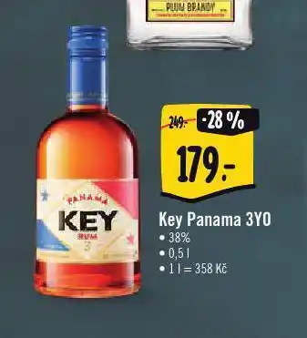 Albert Key panama rum nabídka