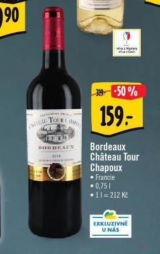Bordeaux chateau tour chapoux