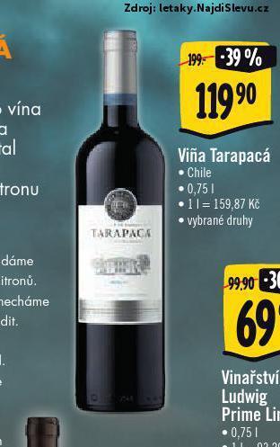 Albert Vina tarapacá nabídka