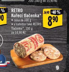 Albert Kuřecí tlačenka nabídka