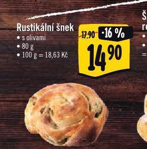 Albert Rustikální šnek nabídka