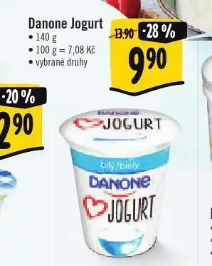Albert Danone jogurt nabídka