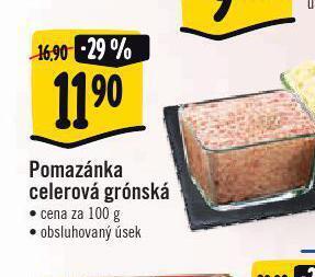 Albert Pomazánka celerová grónská nabídka
