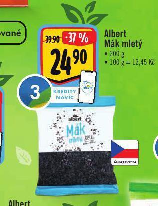 Albert Mák mletý nabídka
