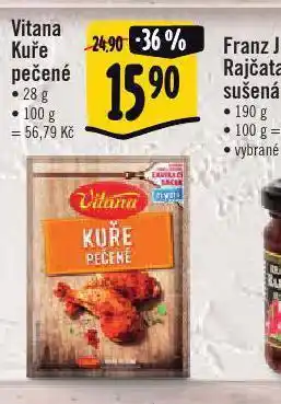 Albert Vitana kuře pečené nabídka