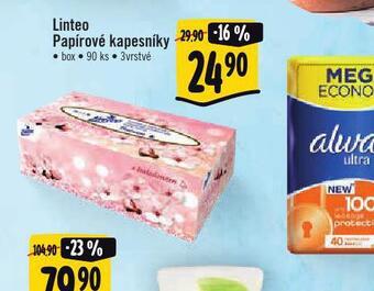 Albert Linteo papírové kapesníky nabídka