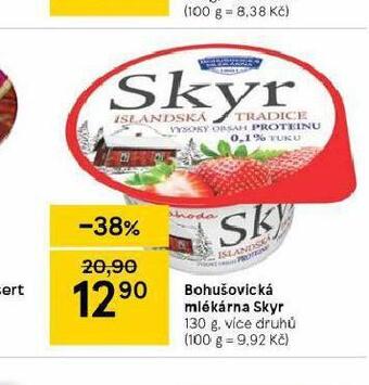 Tesco Bohušovická mlékárna skyr nabídka