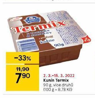 Tesco Termix nabídka