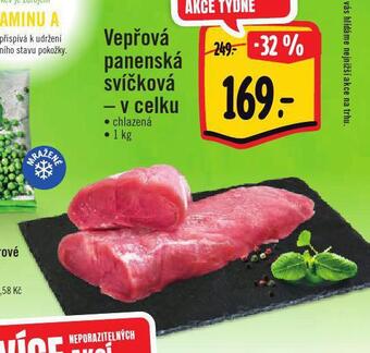 Albert Vepřová panenská svíčková nabídka