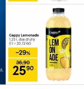 Tesco Cappy lemonade nabídka