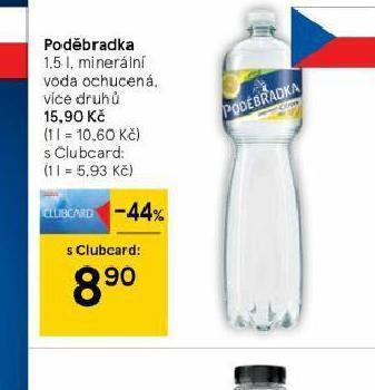 Tesco Poděbradka ochucená nabídka