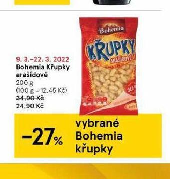 Tesco Bohemia křupky arašídové nabídka