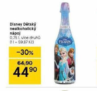 Tesco Disney dětský nealkoholický nápoj nabídka