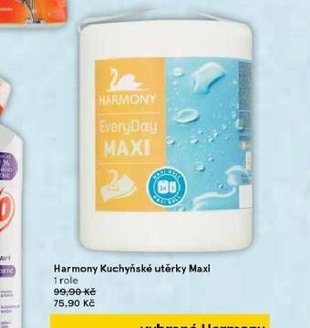Tesco Harmony kuchyňské utěrky nabídka