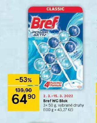Tesco Bref wc blok nabídka