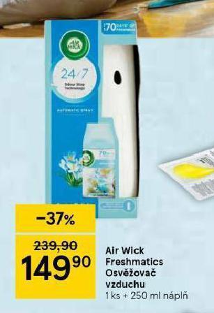 Tesco Air wick freshmatics osvěžovač vzduchu nabídka