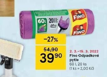 Tesco Fino odpadkové pytle nabídka