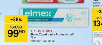 Tesco Elmex zubní pasta professional nabídka