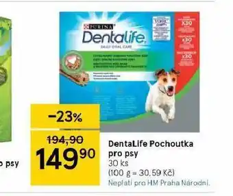 Tesco Dentalife pochutky pro psy nabídka