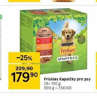 Tesco Friskies kapsičky pro psy nabídka
