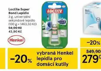 Tesco Loctite super bond lepidlo nabídka