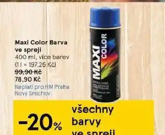 Tesco Maxi coor barva ve spreji nabídka