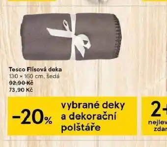 Tesco Tesco flesová deka nabídka