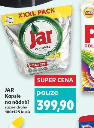 Kaufland Jar kapsle na nádobí nabídka
