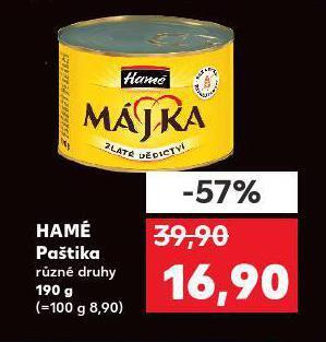 Kaufland Hamé paštika nabídka
