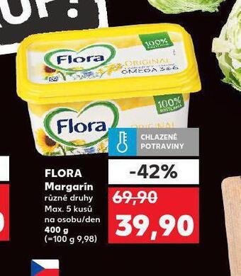 Kaufland Flora margarín nabídka