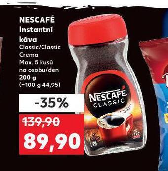 Kaufland Nescafé instantní káva nabídka