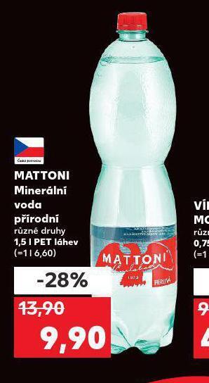 Kaufland Mattoni přírodní nabídka