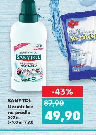 Kaufland Sanytol dezinfekce na prádlo nabídka